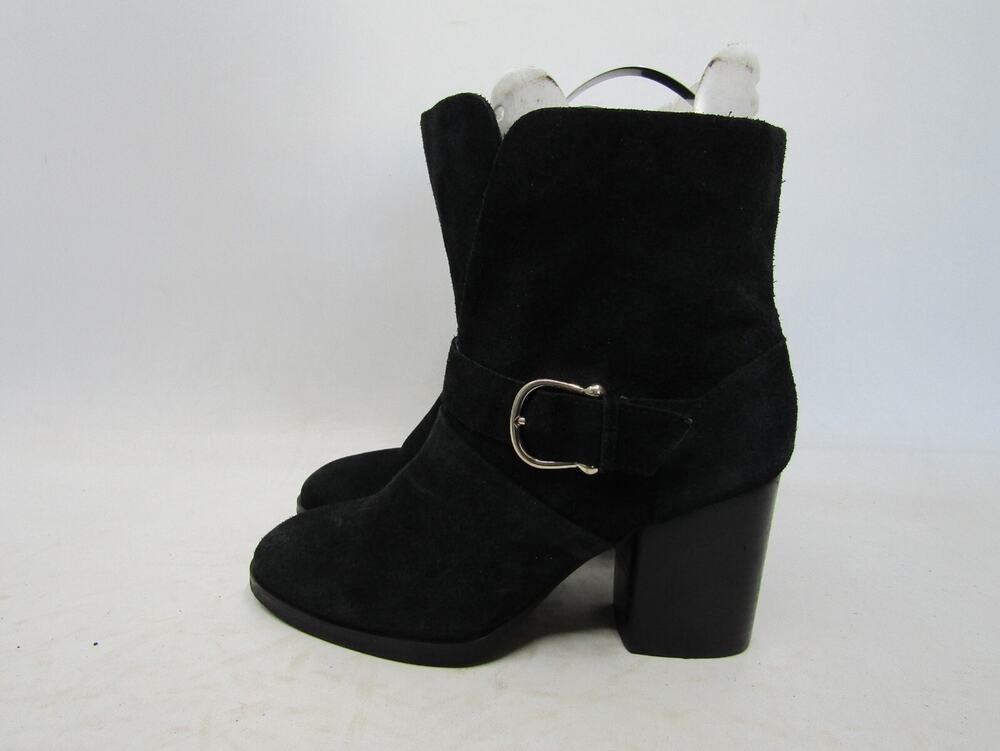 Isola Womens Size 9 M Black Suede Buckle Ankle Fashion Boots Bootie